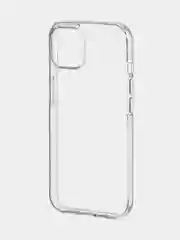 Прозрачный чехол для iPhone 15 силиконовый ROSCO прозрачный с бортиком- защитой камер и от прилипания
