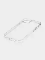Прозрачный чехол для iPhone 15 силиконовый ROSCO прозрачный с бортиком- защитой камер и от прилипания
