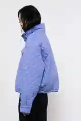 Фиолетовый куртка женская INCITY утепленная, короткая
