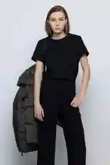 Хаки куртка женская INCITY утепленная, с объемным капюшоном