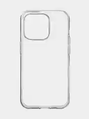 Прозрачный чехол для Apple iPhone 15 Pro силиконовый ROSCO прозрачный с защитой камер и от прилипания