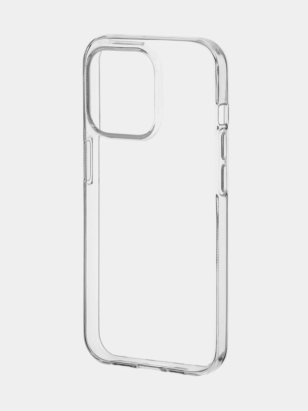 Прозрачный чехол для Apple iPhone 15 Pro силиконовый ROSCO прозрачный с защитой камер и от прилипания