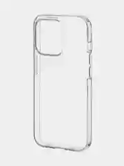 Прозрачный чехол для Apple iPhone 15 Pro силиконовый ROSCO прозрачный с защитой камер и от прилипания