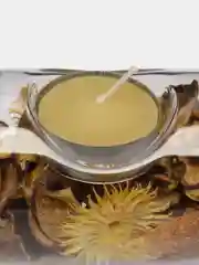 Желтый саше с сухоцветами и свечкой, 6 цветов