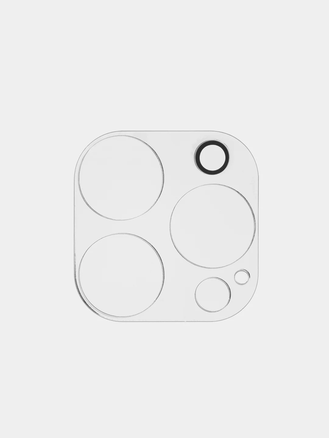 Прозрачный стекло на камеру (1-2 шт) для телефона Apple iPhone 15 Pro, 15 Pro Max защитное ROSCO
