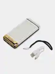 Внешний аккумулятор с фонариком, 10000 mAh