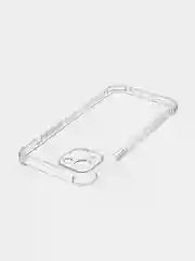 Прозрачный чехол+стекло для Apple iPhone 15 Plus противоударный силиконовый ROSCO с усиленными углами