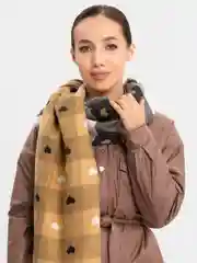 Бежевый шарф/палантин