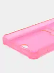 Фуксия чехол для Infinix Hot 30i, Инфиникс Хот 30Ай, прозрачный, с карманом для карты