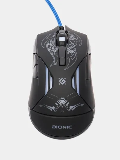 Игровая мышь с подсветкой Defender Bionic GM-250L, 6 кнопок, 800-3200 dpi