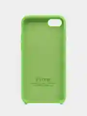 Зеленый чехол Silicone Case для iPhone 7, 8, SE 2020, с открытым низом