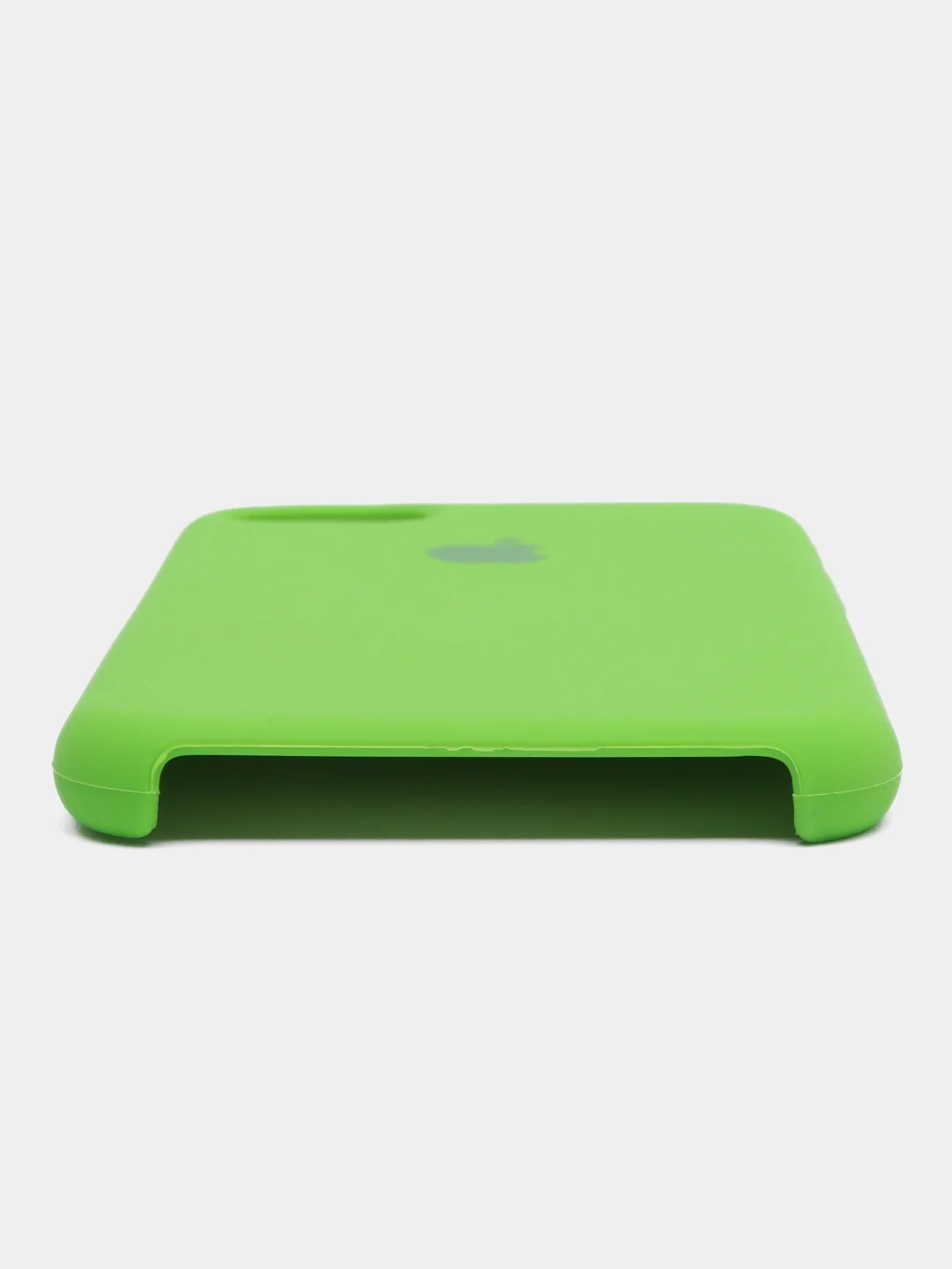 Зеленый чехол Silicone Case для iPhone 7, 8, SE 2020, с открытым низом