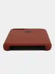 Коричневый чехол Silicone Case для iPhone 7, 8, SE 2020, с открытым низом