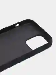 Угольный чехол Silicone Case для iPhone 12 / iPhone 12 Pro, закрытый низ