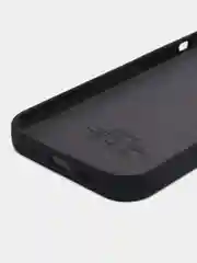 Угольный чехол Silicone Case для iPhone 12 / iPhone 12 Pro, закрытый низ