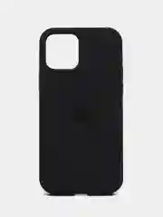 Угольный чехол Silicone Case для iPhone 12 / iPhone 12 Pro, закрытый низ