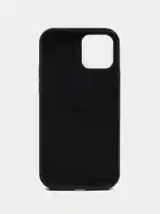 Черный чехол Silicone Case для iPhone 12 / iPhone 12 Pro, закрытый низ