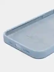 Небесно-голубой чехол Silicone Case для iPhone 12 / iPhone 12 Pro, закрытый низ