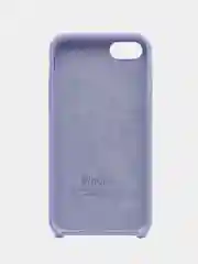 Аметистовый чехол Silicone Case для iPhone 7, 8, SE 2020, с открытым низом