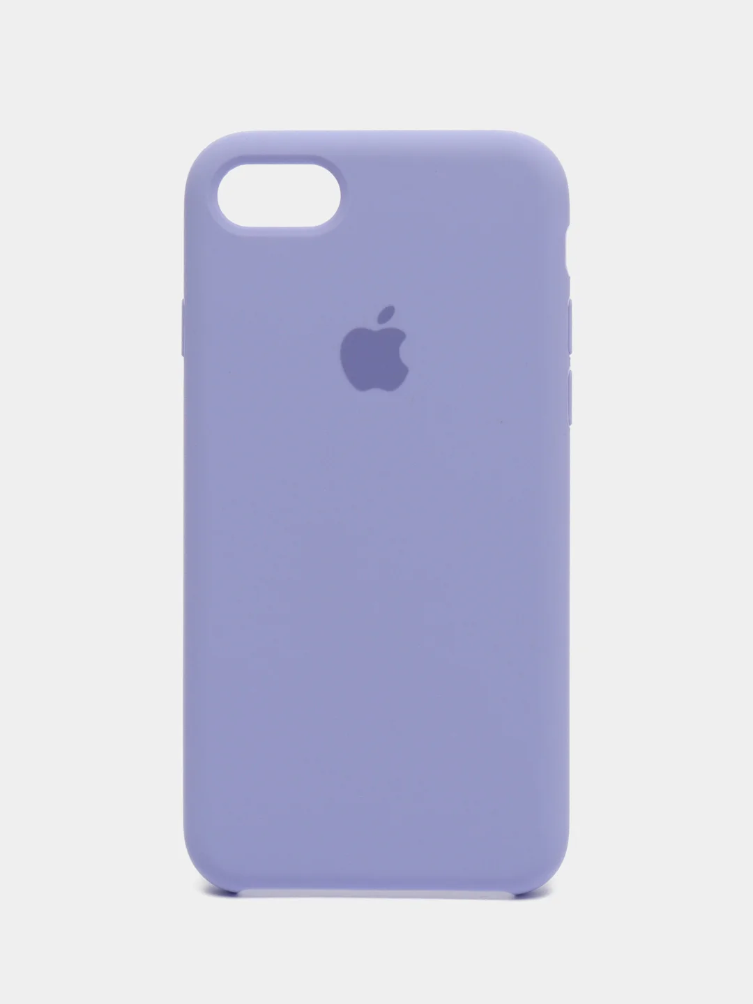 Аметистовый чехол Silicone Case для iPhone 7, 8, SE 2020, с открытым низом