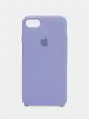 Аметистовый чехол Silicone Case для iPhone 7, 8, SE 2020, с открытым низом
