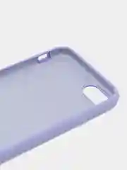 Аметистовый чехол Silicone Case для iPhone 7, 8, SE 2020, с открытым низом