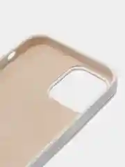Белый чехол Silicone Case для iPhone 12 / iPhone 12 Pro, закрытый низ