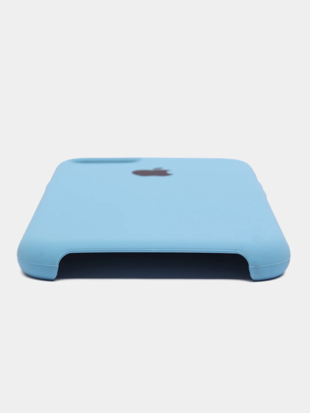 Синий чехол Silicone Case для iPhone 7, 8, SE 2020, с открытым низом