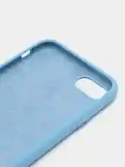 Синий чехол Silicone Case для iPhone 7, 8, SE 2020, с открытым низом