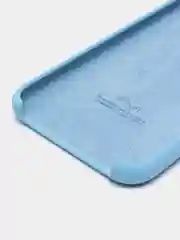 Синий чехол Silicone Case для iPhone 7, 8, SE 2020, с открытым низом