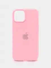 Розовый чехол Silicone Case для iPhone 14, 14 Plus, 14 Pro, 14 Pro Max, с закрытым низом