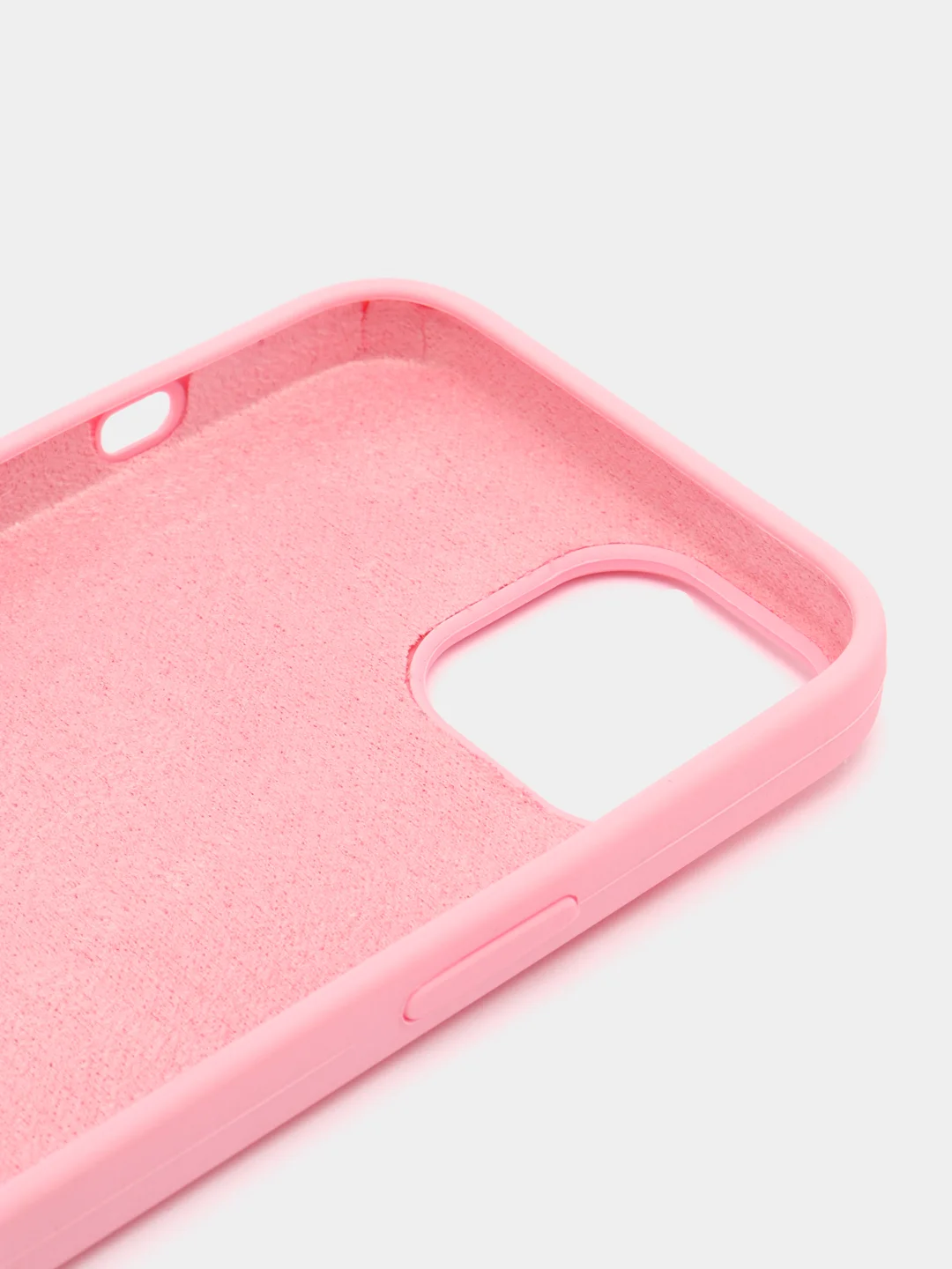 Розовый чехол Silicone Case для iPhone 14, 14 Plus, 14 Pro, 14 Pro Max, с закрытым низом