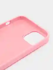 Розовый чехол Silicone Case для iPhone 14, 14 Plus, 14 Pro, 14 Pro Max, с закрытым низом