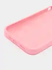 Розовый чехол Silicone Case для iPhone 14, 14 Plus, 14 Pro, 14 Pro Max, с закрытым низом