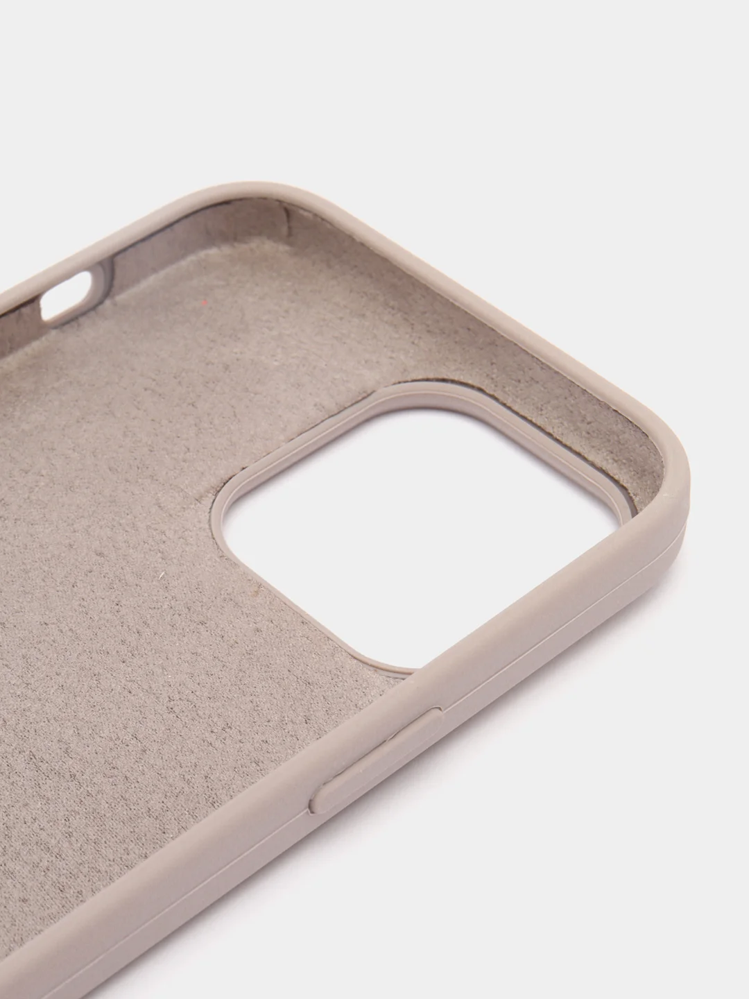 Бежевый меланж чехол Silicone Case для iPhone 14, 14 Plus, 14 Pro, 14 Pro Max, с закрытым низом