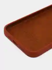 Коричневый чехол Silicone Case для iPhone 14, 14 Plus, 14 Pro, 14 Pro Max, с закрытым низом