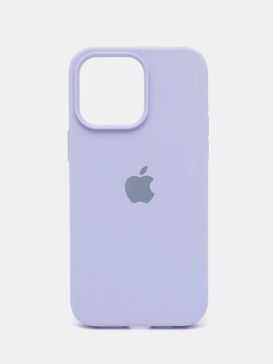 Лавандовый чехол Silicone Case для iPhone 14, 14 Plus, 14 Pro, 14 Pro Max, с закрытым низом