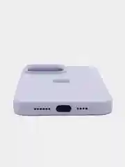 Лавандовый чехол Silicone Case для iPhone 14, 14 Plus, 14 Pro, 14 Pro Max, с закрытым низом