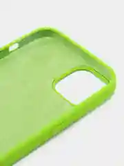 Лайм чехол Silicone Case для iPhone 14, 14 Plus, 14 Pro, 14 Pro Max, с закрытым низом