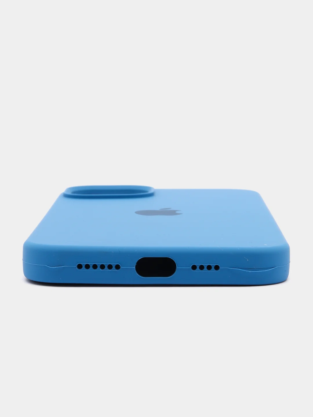 Морской чехол Silicone Case для iPhone 14, 14 Plus, 14 Pro, 14 Pro Max, с закрытым низом