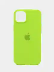 Салатовый чехол Silicone Case для iPhone 14, 14 Plus, 14 Pro, 14 Pro Max, с закрытым низом
