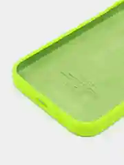 Салатовый чехол Silicone Case для iPhone 14, 14 Plus, 14 Pro, 14 Pro Max, с закрытым низом