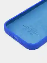 Синий чехол Silicone Case для iPhone 14, 14 Plus, 14 Pro, 14 Pro Max, с закрытым низом