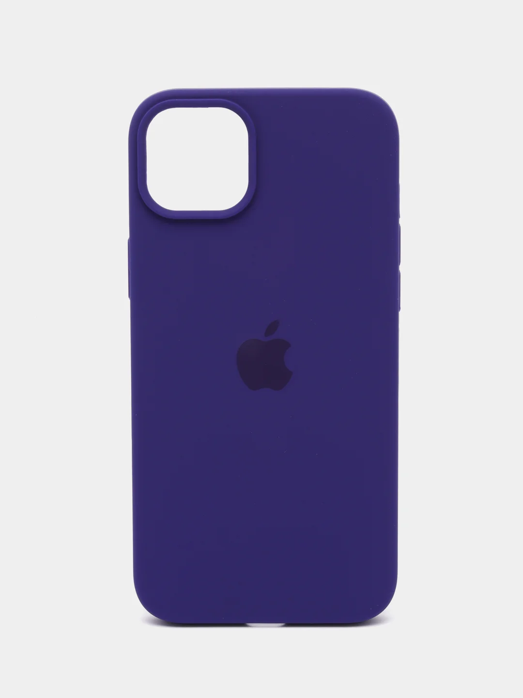 Фиолетовый чехол Silicone Case для iPhone 14, 14 Plus, 14 Pro, 14 Pro Max, с закрытым низом