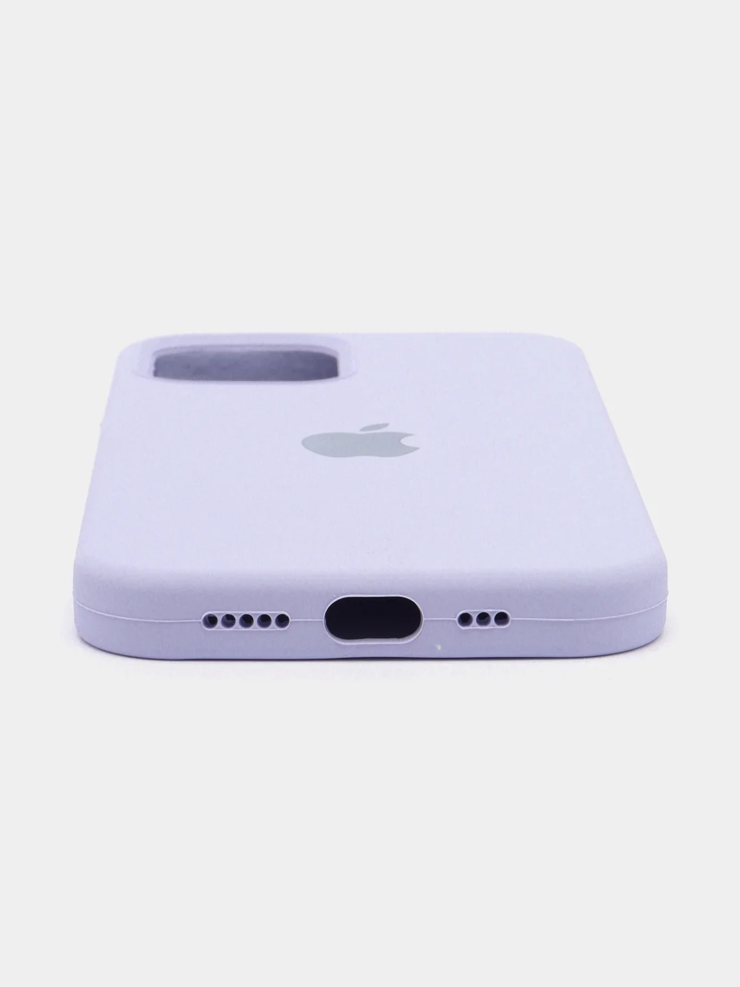 Алый чехол Silicone Case для iPhone 12 / iPhone 12 Pro, закрытый низ