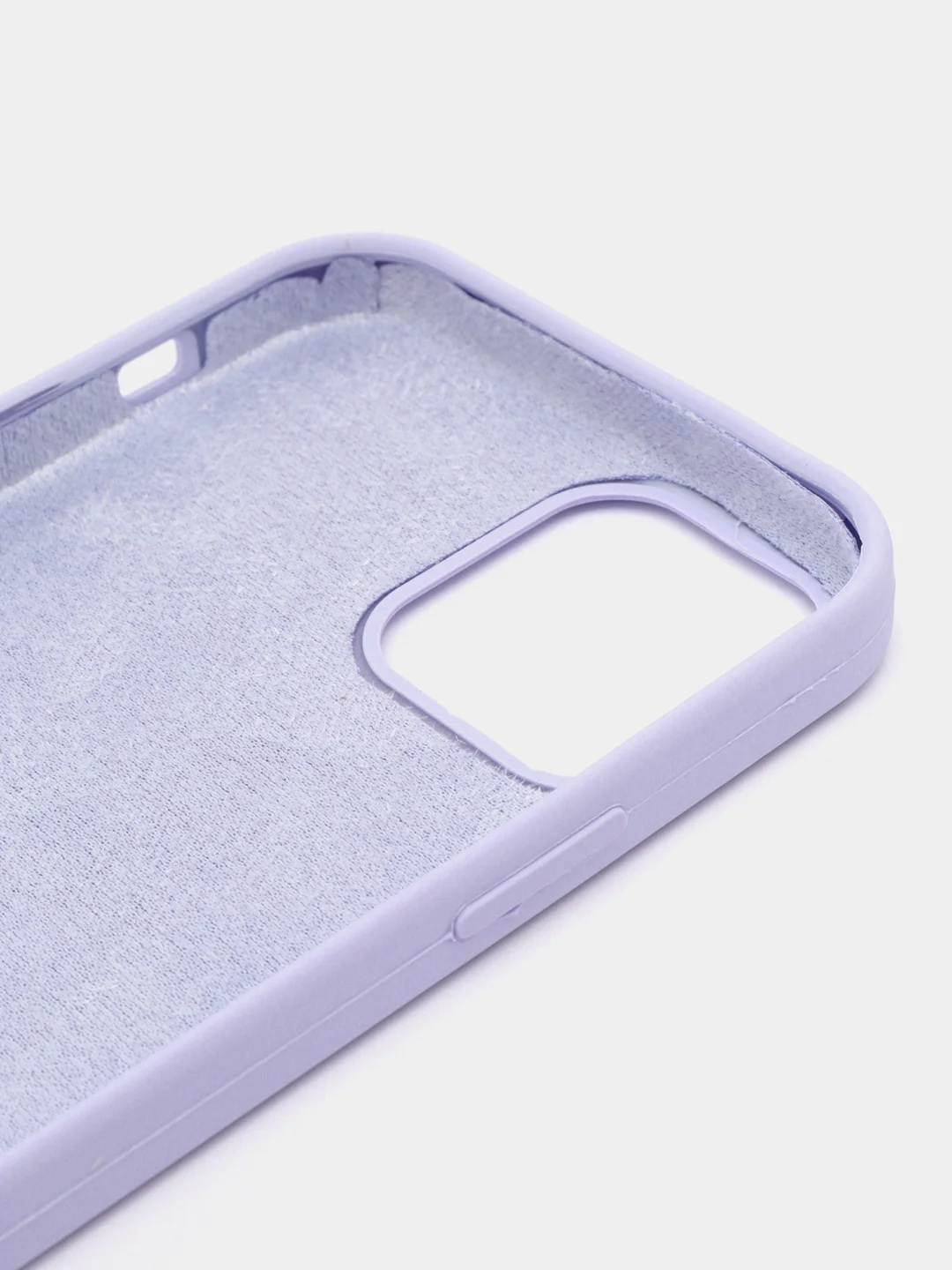 Алый чехол Silicone Case для iPhone 12 / iPhone 12 Pro, закрытый низ