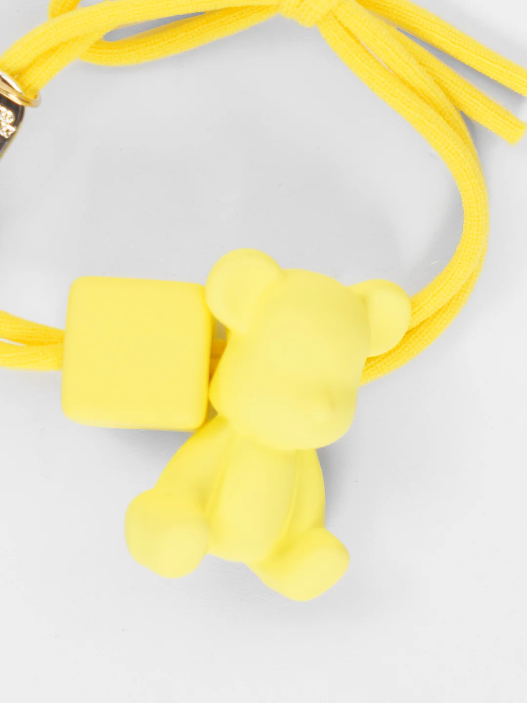 Желтый резинка для волос с мишкой Bearbrick