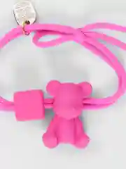 Оранжевый резинка для волос с мишкой Bearbrick
