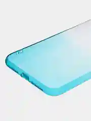 Бирюзовый чехол для Apple iPhone 11 Pro Max, XS Max, прозрачный с градиентом