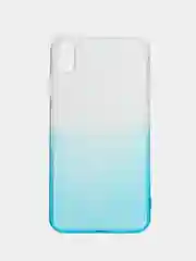 Бирюзовый чехол для Apple iPhone 11 Pro Max, XS Max, прозрачный с градиентом